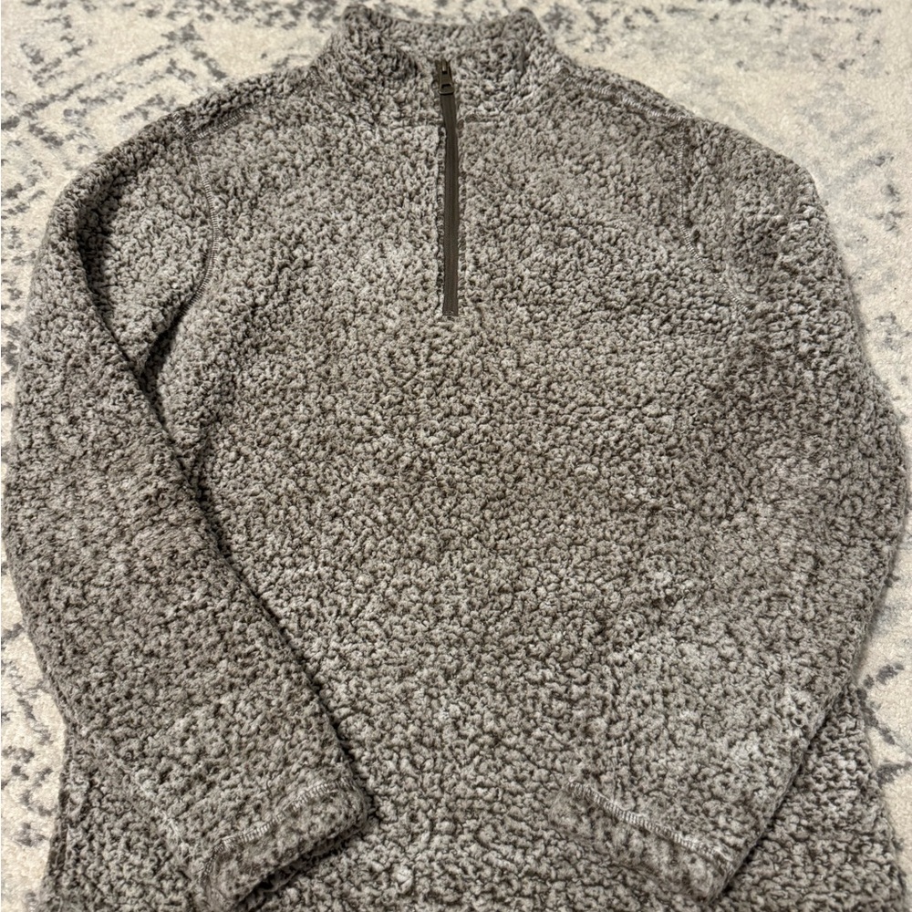 Weatherproof Gray Zip Up Sweater